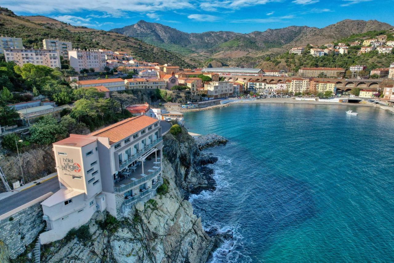 Hotel La Vigie - Face A La Mer Cerbère Exterior foto