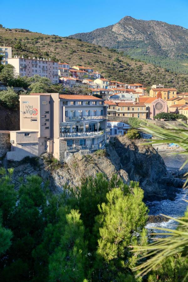 Hotel La Vigie - Face A La Mer Cerbère Exterior foto