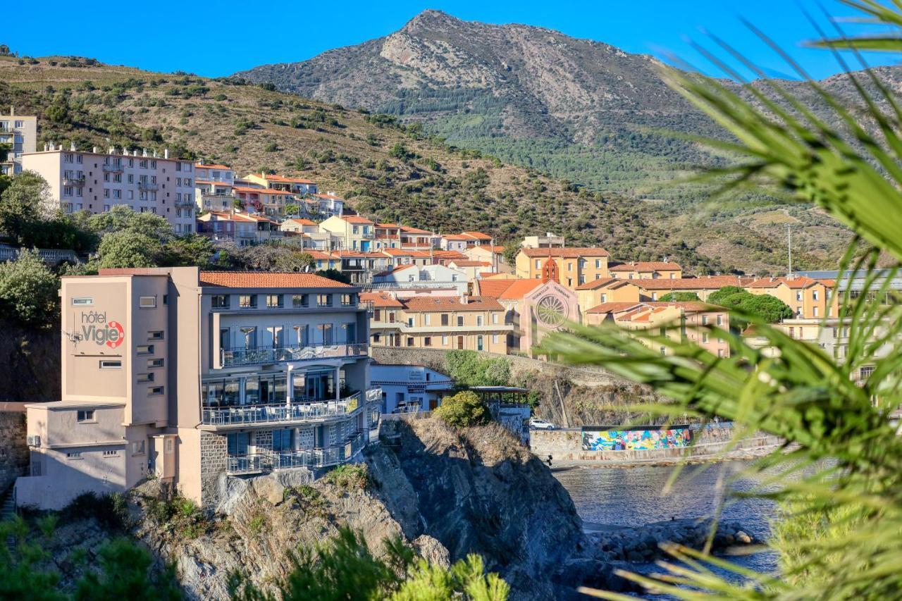 Hotel La Vigie - Face A La Mer Cerbère Exterior foto