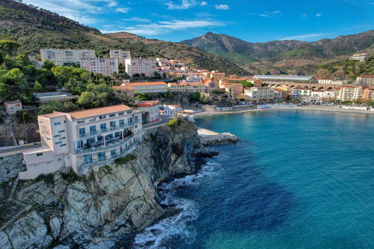 Hotel La Vigie - Face A La Mer Cerbère Exterior foto