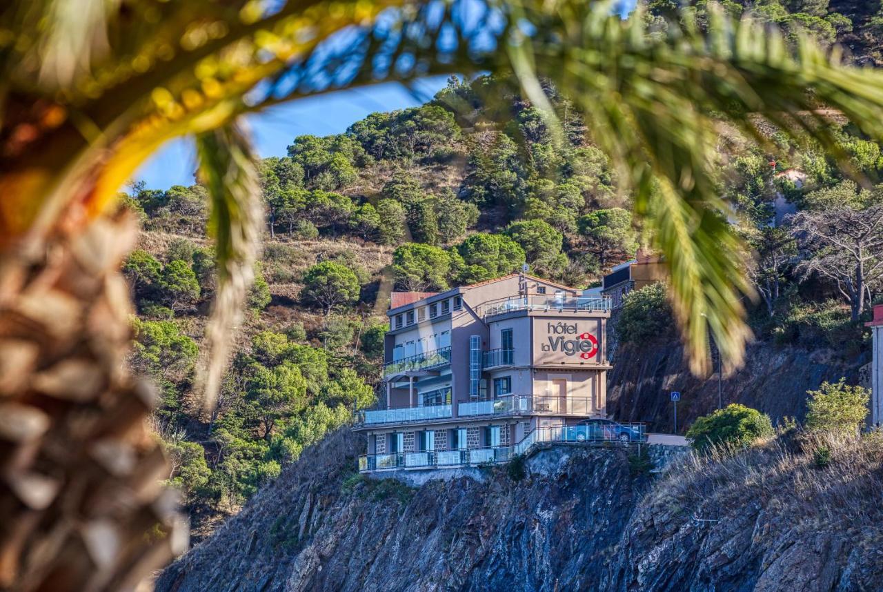 Hotel La Vigie - Face A La Mer Cerbère Exterior foto