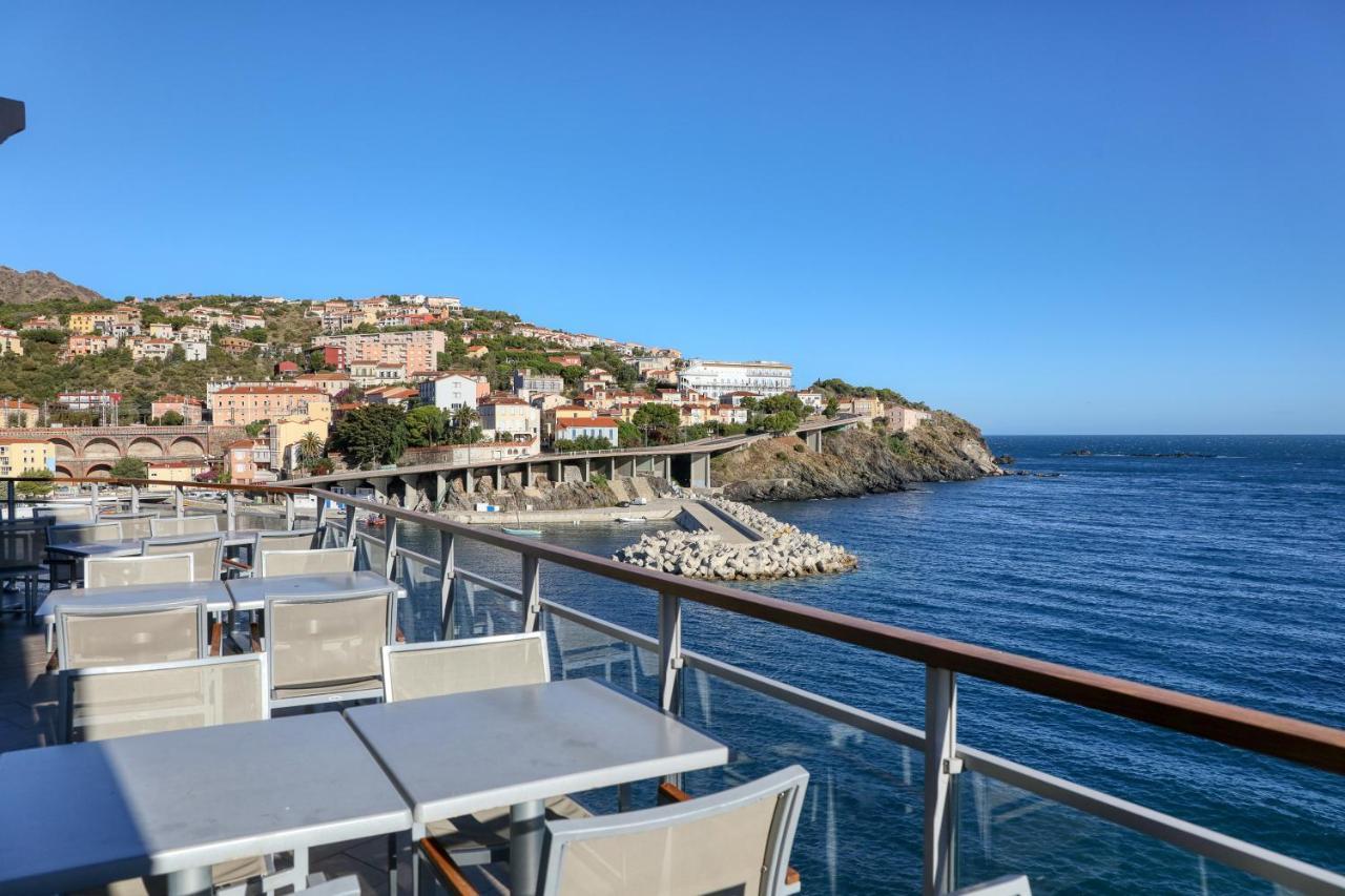 Hotel La Vigie - Face A La Mer Cerbère Exterior foto